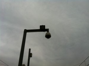 Поворотная купольная камера на вокзале в Бланесе