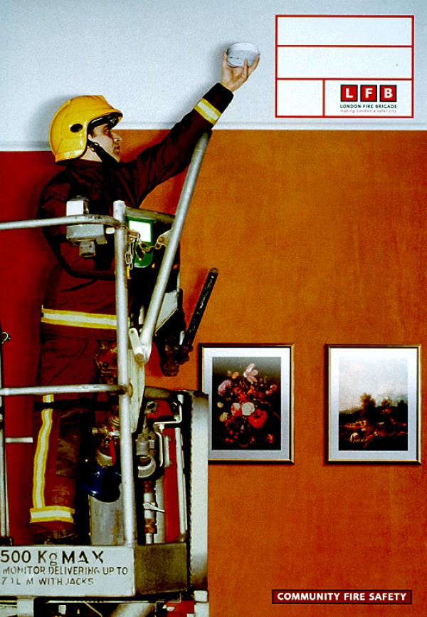 Социальная реклама пожарной бригады Лондона