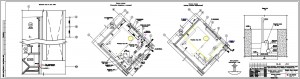План расположения оборудования в помещении насосной станции